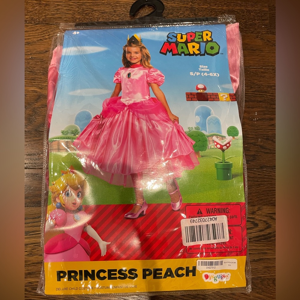 Super Mario Princess Peach Costume